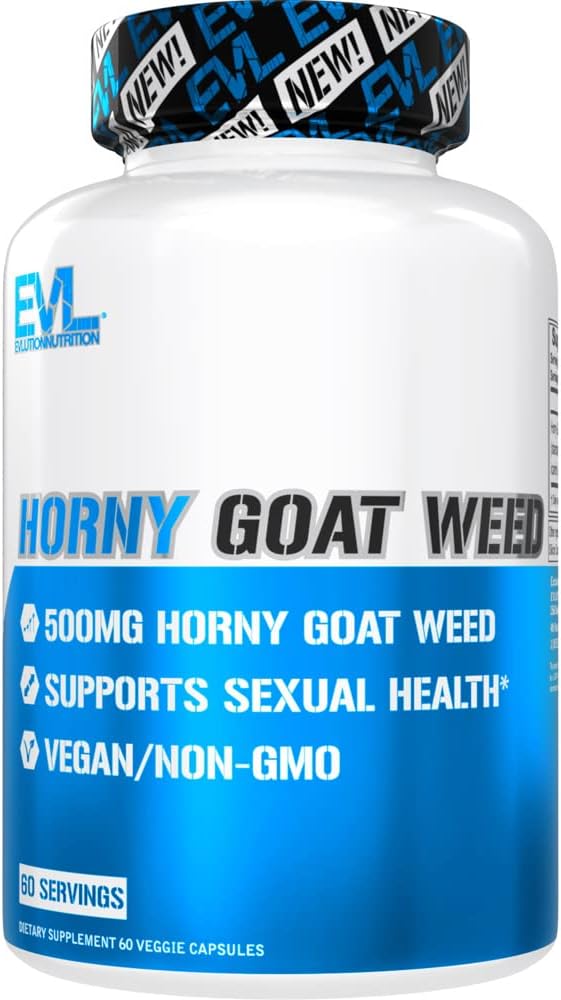 EVL Horny Goat Weed for Men - Invigorating Male Enhancing Supplement for Performance Size Energy and Stamina with Horny Goat Weed Extract - Male Libido Booster Testosterone Supplement for Men - DragonVitality