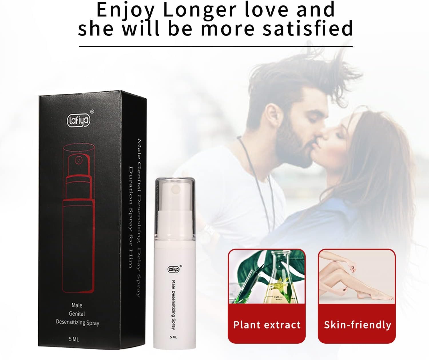Delay Spray for Men, Male Desensitizing Spray, Effectively Extends Men's Time and Enhances Comfort, Climax Control to Last Longer in Bed - DragonVitality