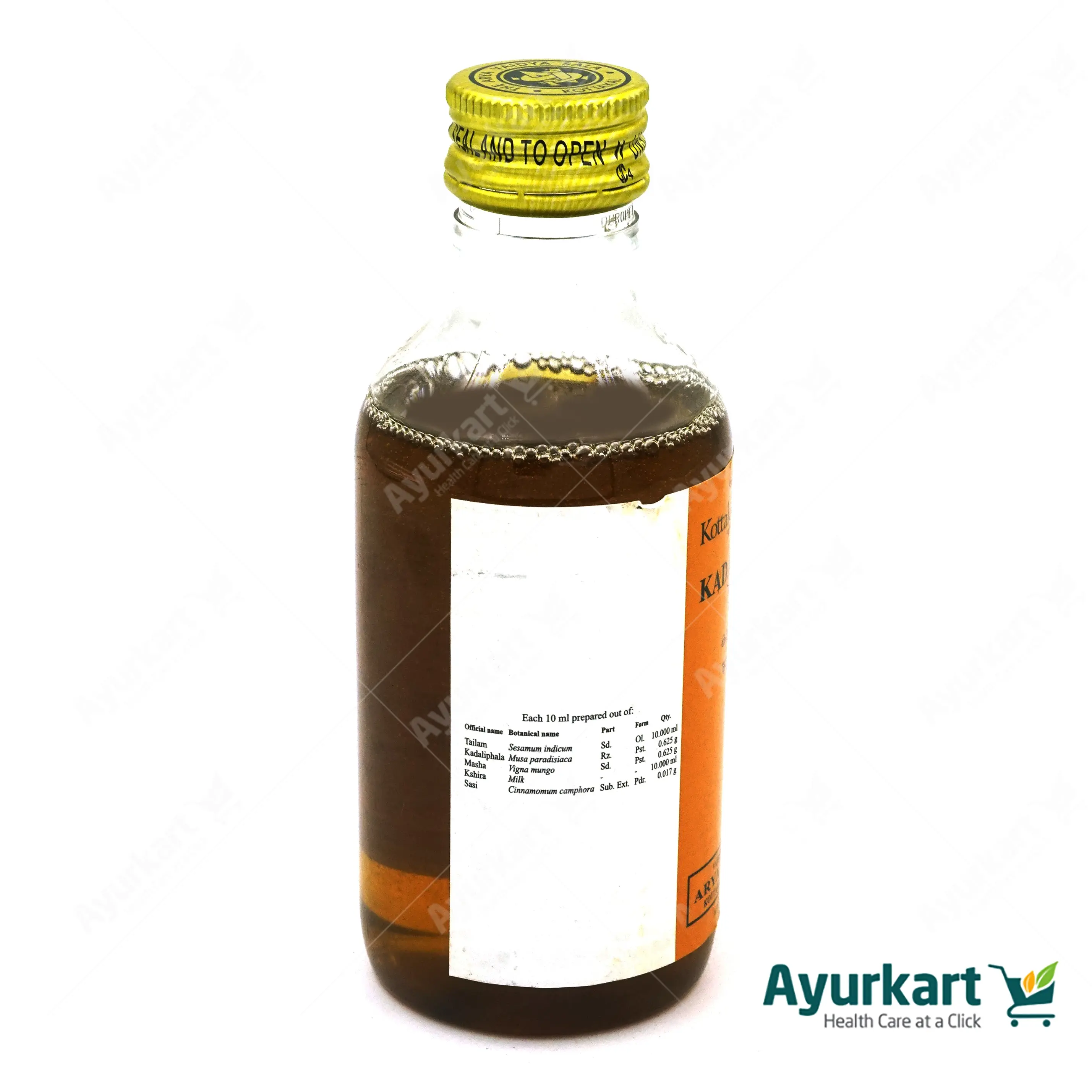 Kadaliphaladi Tailam - 200ML - Kottakkal - DragonVitality