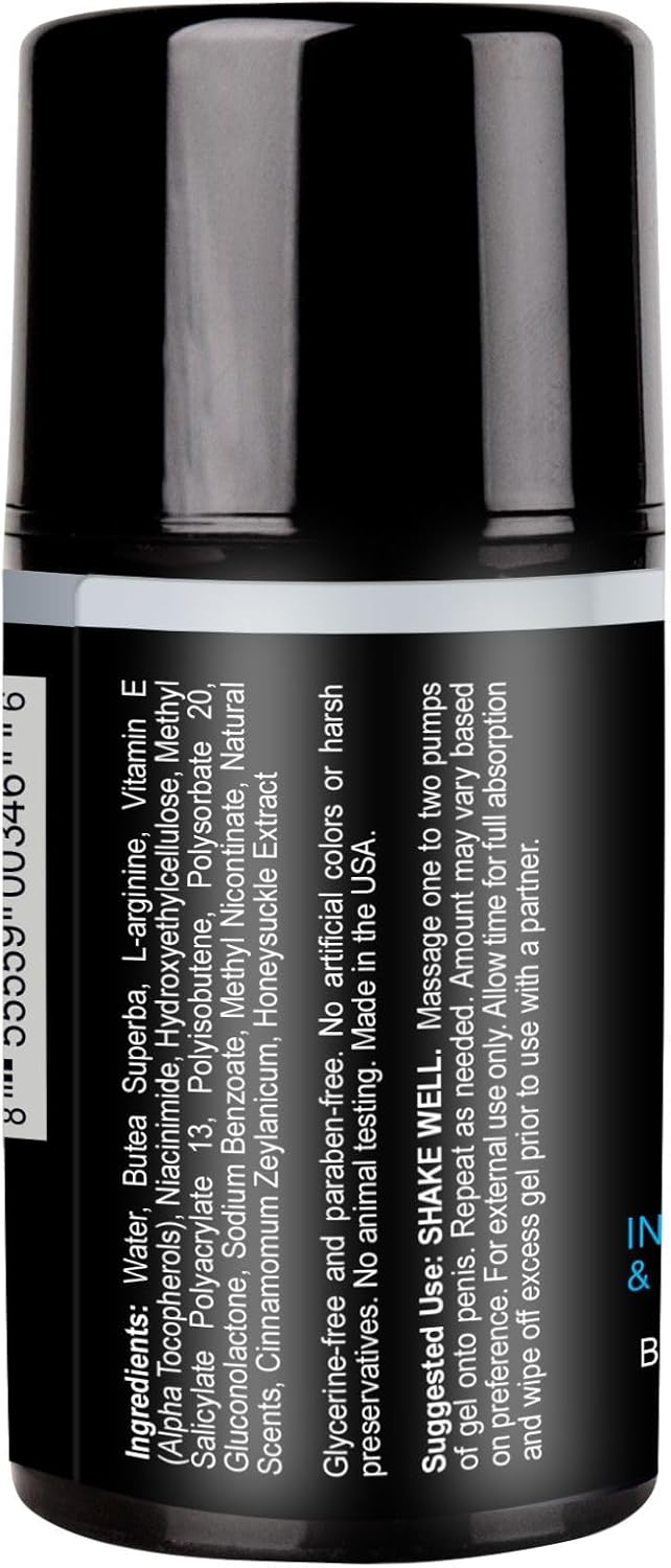 Sensuva On Power Glide for Him, Stimulating Arousal Gel for Men, Sexual Enhancer, Sex Enhancements for Male Sensation Gel, Tingling Sexual Enhancement for Penis Pleasure,USA (1.7 Fl. Oz.) - DragonVitality
