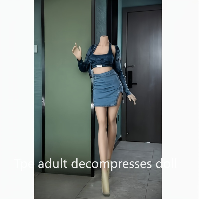 1pc Realistic TPE 3-In-1 Adult Decompress Doll, 55.12inch, Skeleton Included, Vaginal & Anal Passages, No Battery Required, Lifelike Sex Toy for Men - DragonVitality