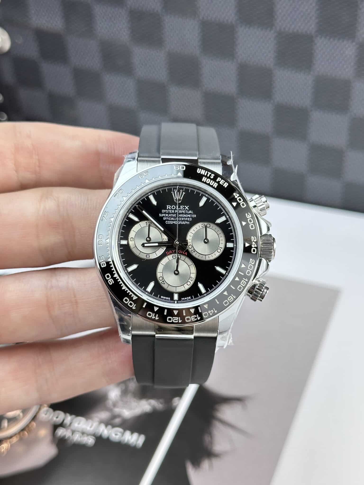 Superclone Rolex Daytona 40 mm black Dial 126519LN