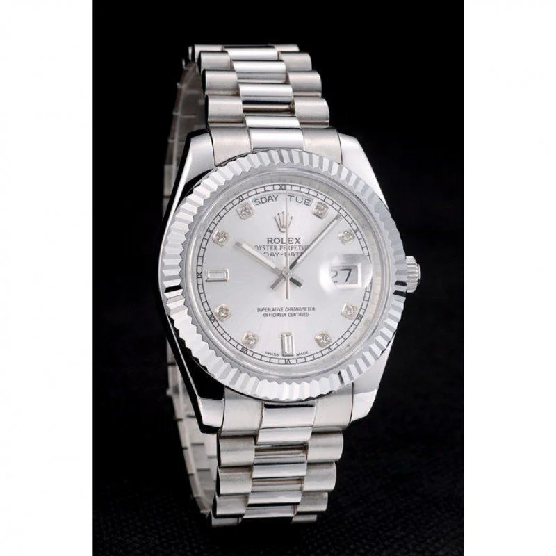 Superclone Rolex Day-Date 40mm Silver Dial 41995