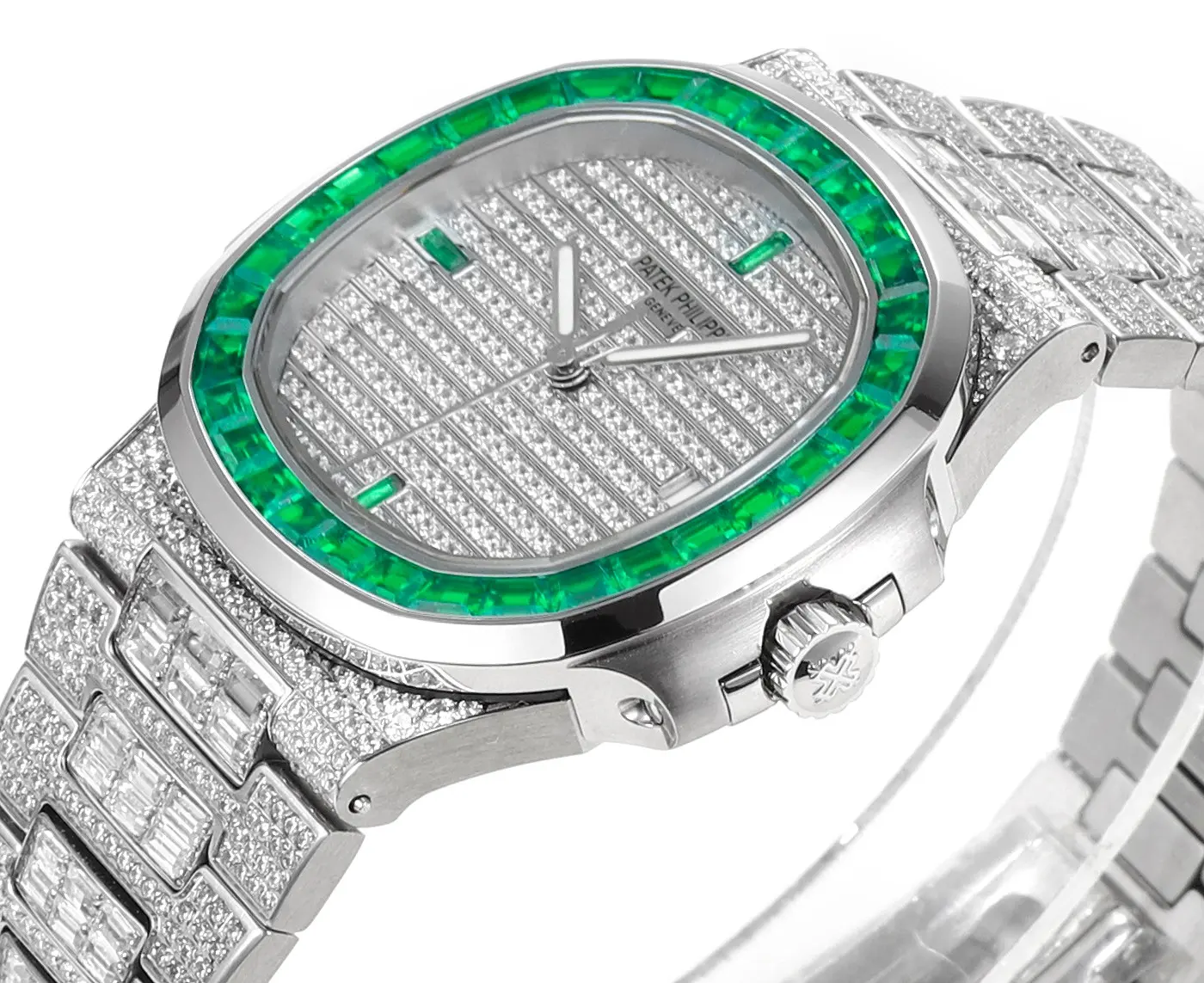 Patek Philippe Nautilus Platinum Green Watch