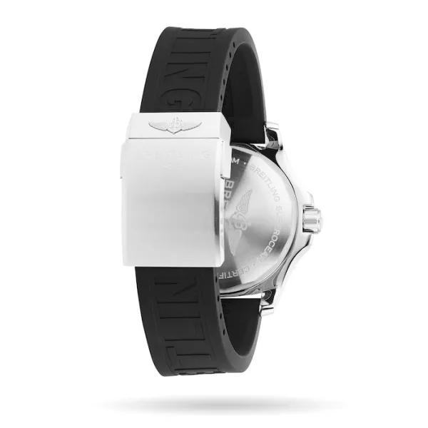 Breitling Superocean Men Automatic Black Rubber Watch A173678A1B1S1