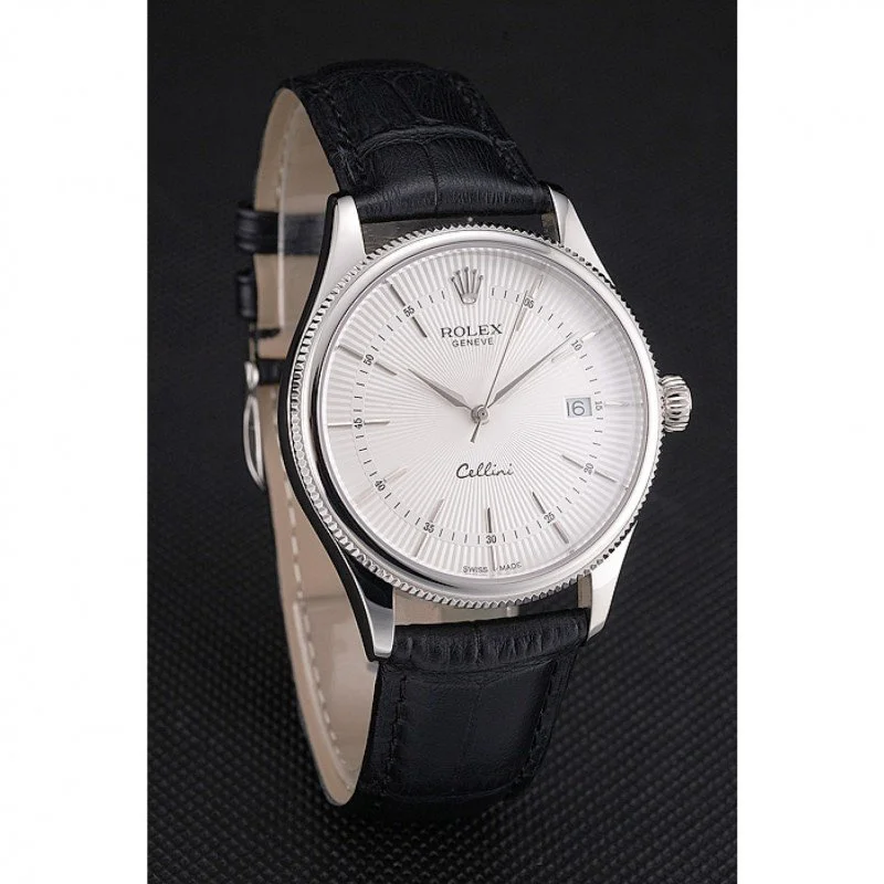 Superclone Rolex Cellini 38mm White Dial REP016802