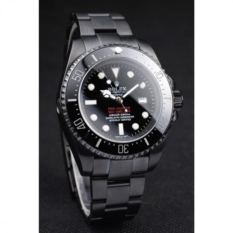 Superclone Rolex Deepsea 42mm Black Dial REP016819