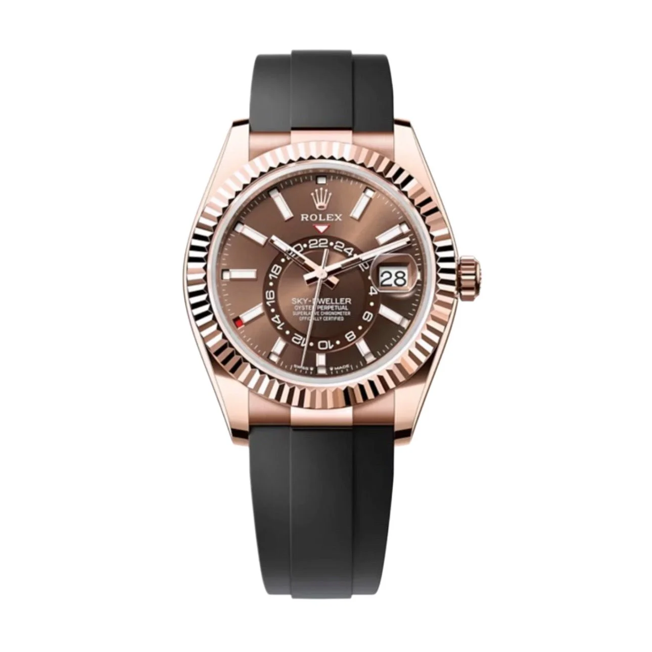 Superclone Rolex Sky-Dweller 42 mm Chocolate Dial 336235