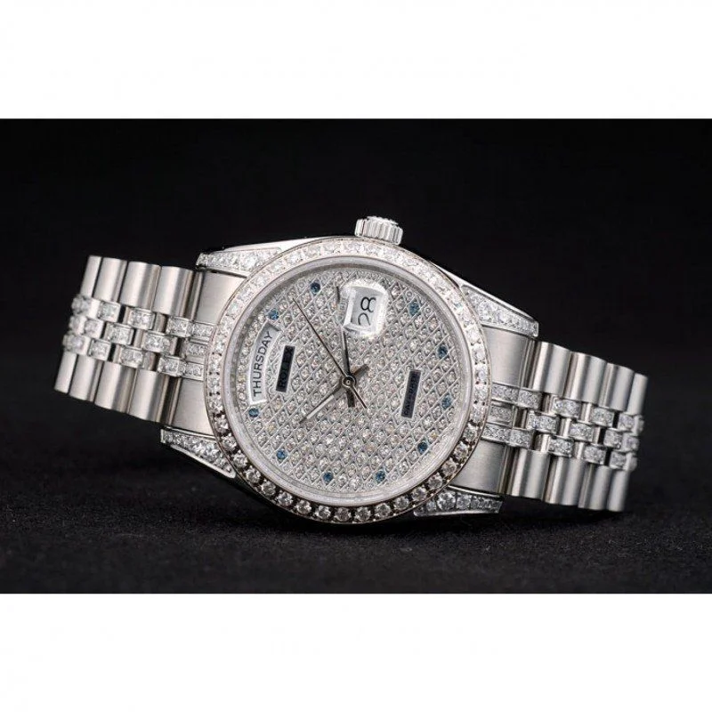 Rolex Day-Date 36mm Diamond Dial 41985