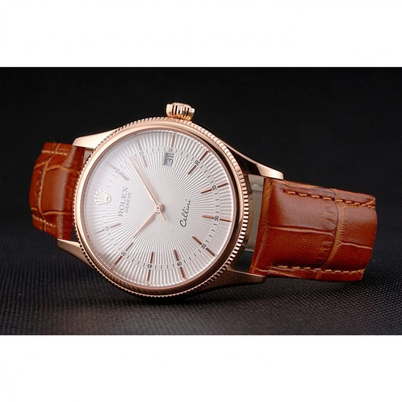 Superclone Rolex Cellini 38mm White Dial REP016812