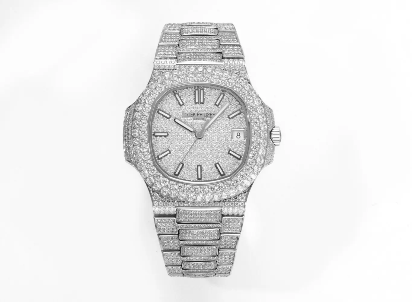 Patek Philippe Nautilus Full Star Platinum Watch