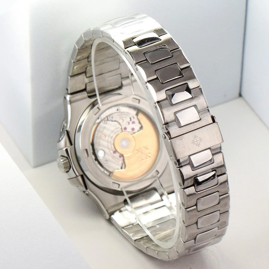 Patek Philippe Silver Nautilus Watch