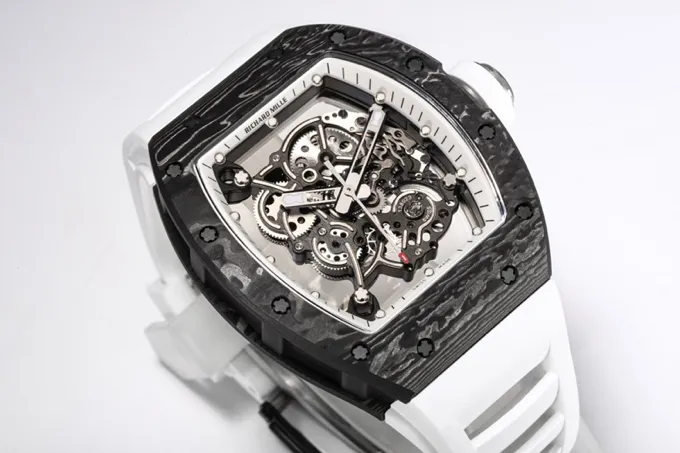 Richard Mille RM055 Black Carbon Fiber Watch