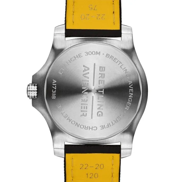 Breitling Avenger Men Automatic Black Fabric Watch A17318101B1X2