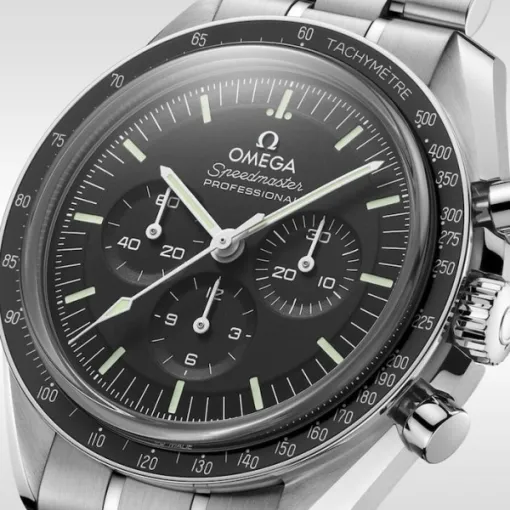 Omega Speedmaster Men Automatic Black Stainless Steel Watch O31030425001002