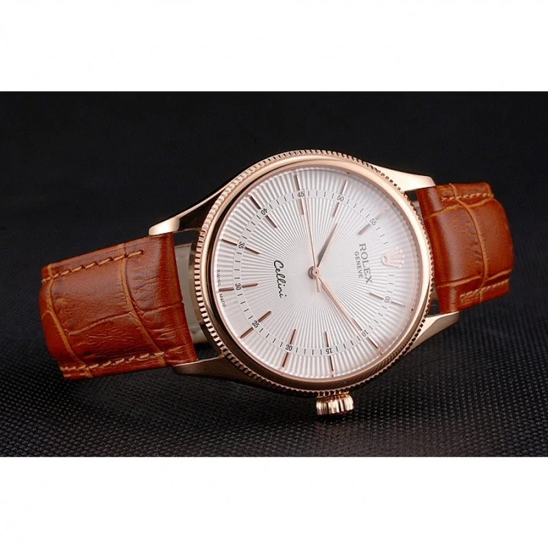 Superclone Rolex Cellini 38mm White Dial REP016801