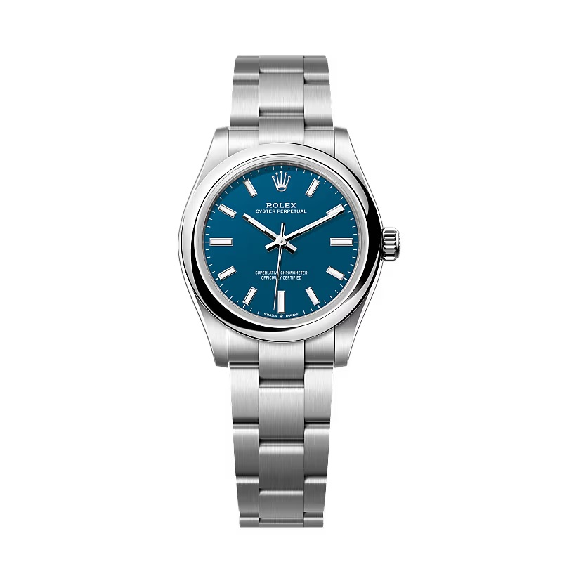 Superclone Rolex Oyster Perpetual 277200 Med Blue Dial
