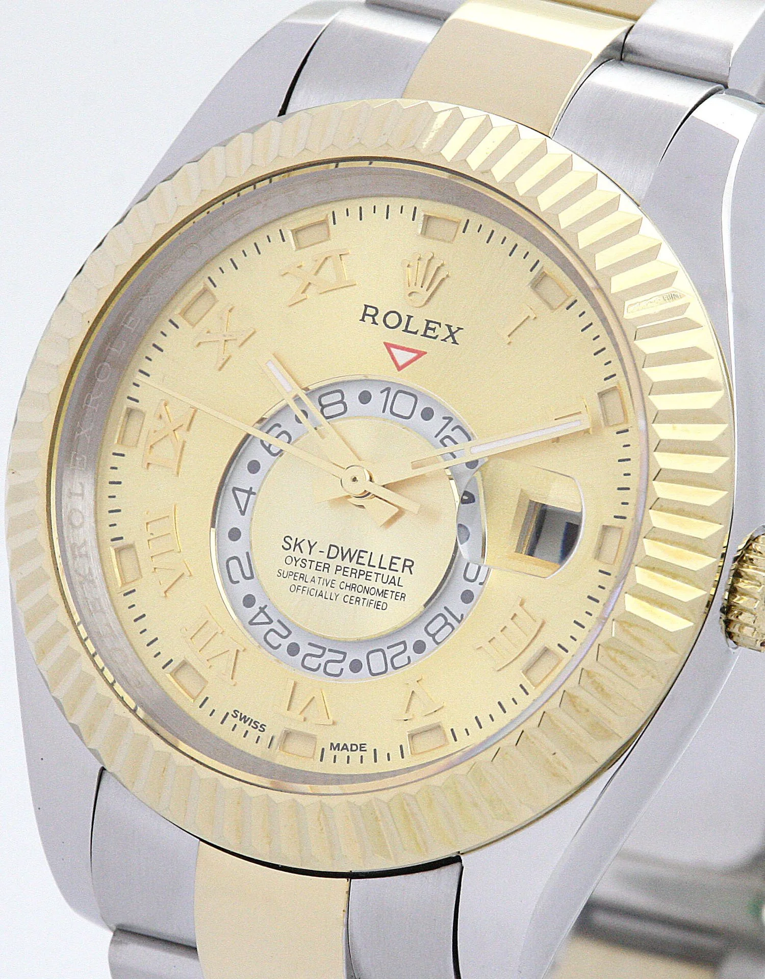 Rolex Sky-Dweller 42mm Gold Dial 326938-2