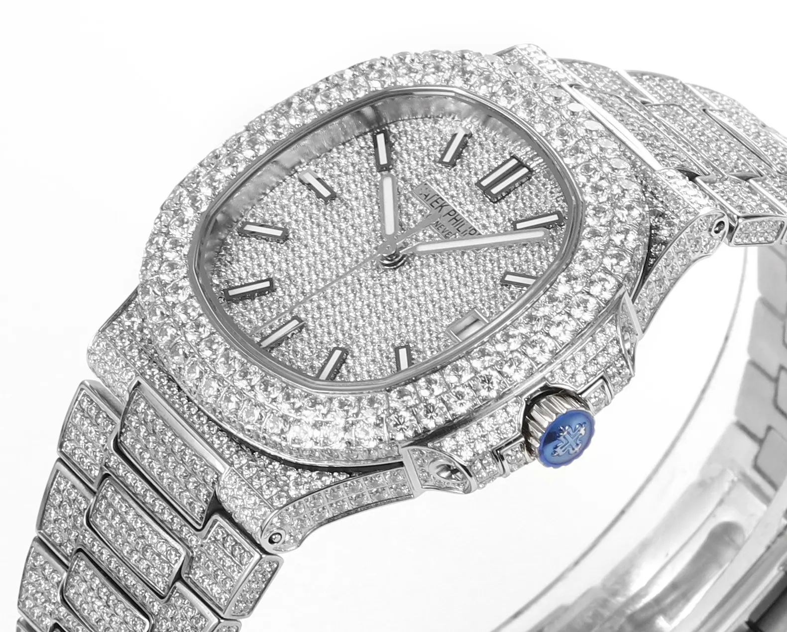 Patek Philippe Nautilus Full Star Platinum Watch