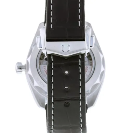 Omega Seamaster Aqua Terra Men Automatic Black Leather Watch O22013382001001