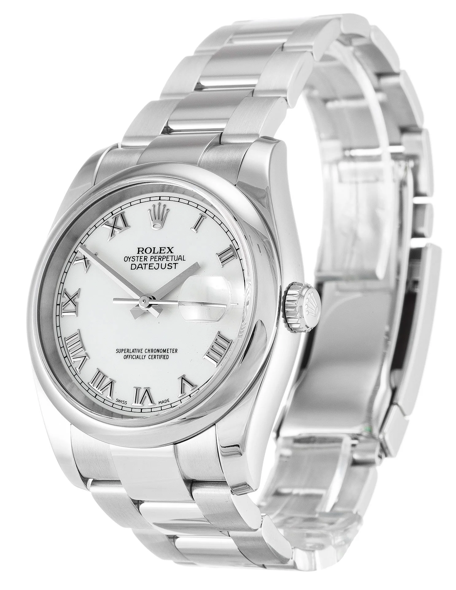 Rolex Datejust 36mm White Dial 116200-2