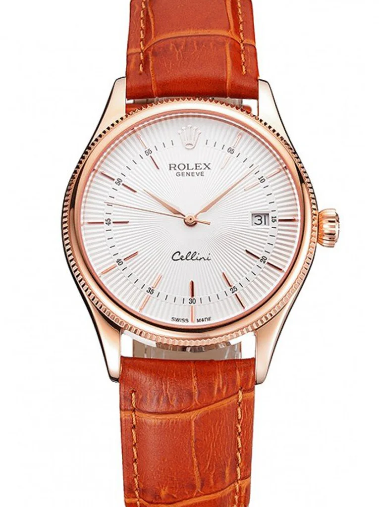 Superclone Rolex Cellini 38mm White Dial REP016812