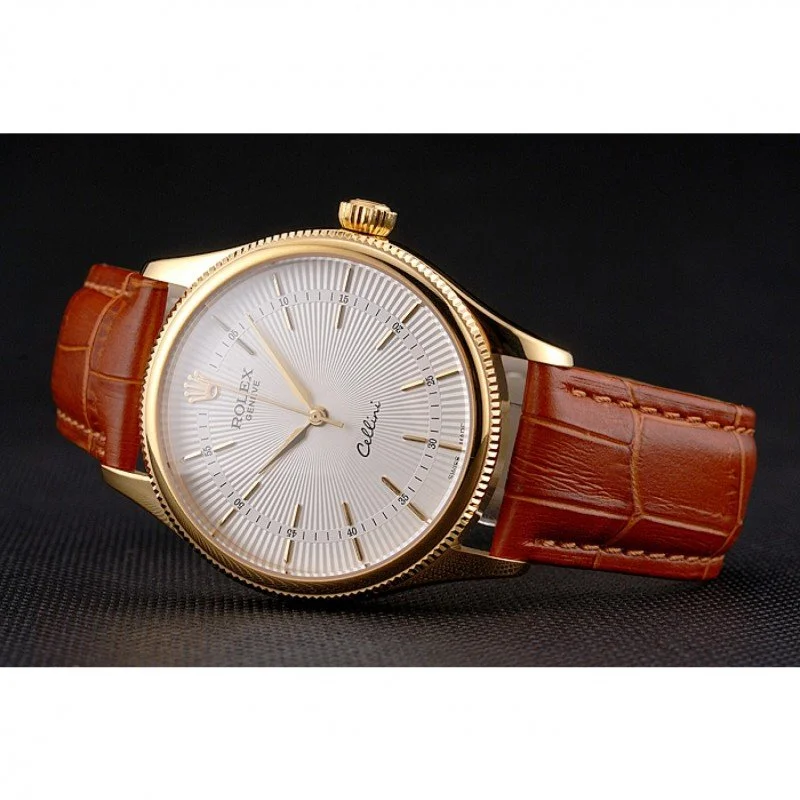 Superclone Rolex Cellini 38mm White Dial REP016793