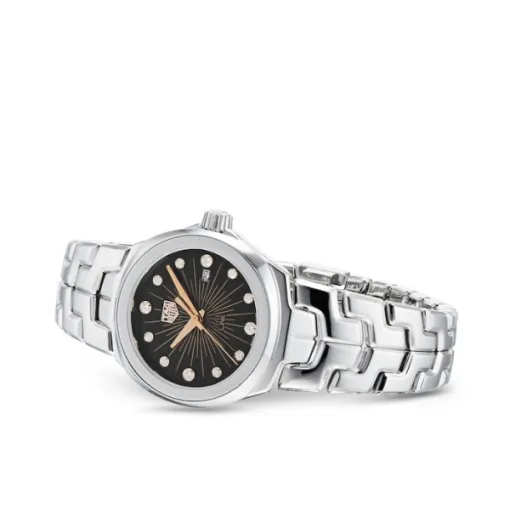 TAG Heuer Link Women Quartz Black Stainless Steel Watch WBC131F.BA0649