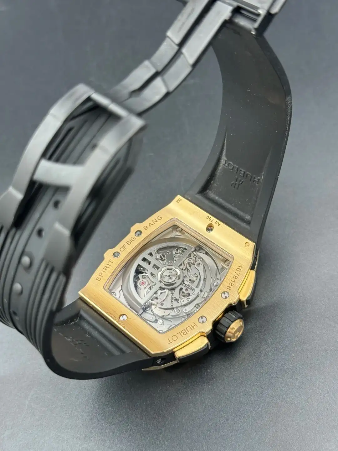 Hublot Spirit Of Big Bang Men Automatic Rubber Watch 642.VX.0130.RX