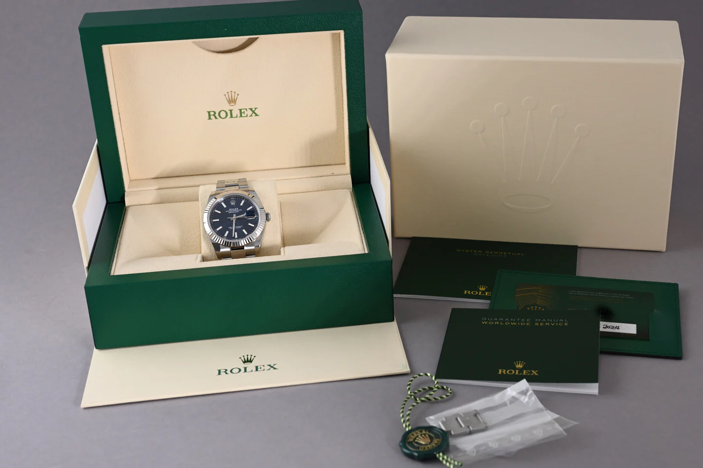 Rolex Datejust 41mm Blue Dial 126334 Oyster