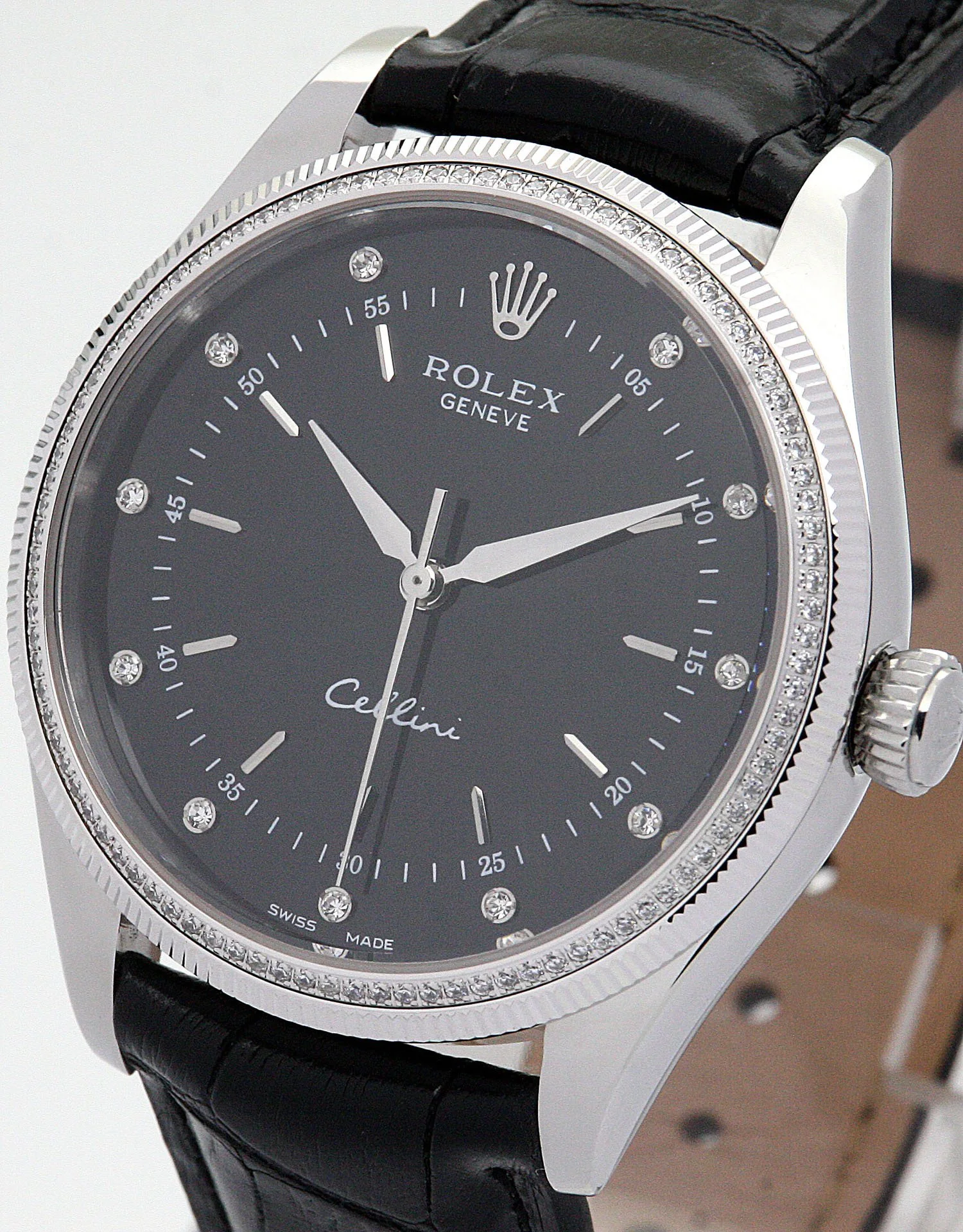 Rolex Cellini 39.5mm Black Dial 5310
