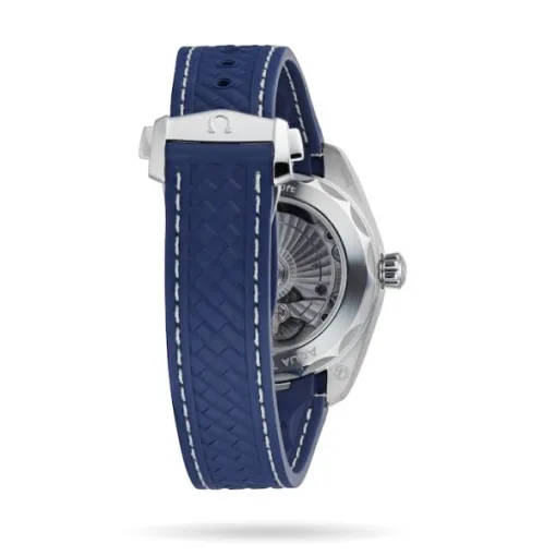 Omega Seamaster Aqua Terra Men Automatic Blue Rubber Watch O22012382003001