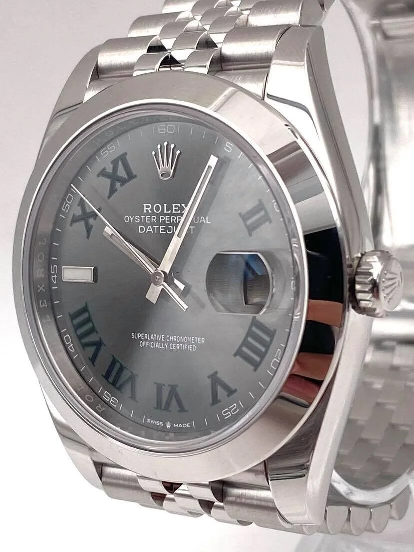 Superclone Rolex Datejust 41mm Rhodium Dial 126300  Wimbledon  Jubilee