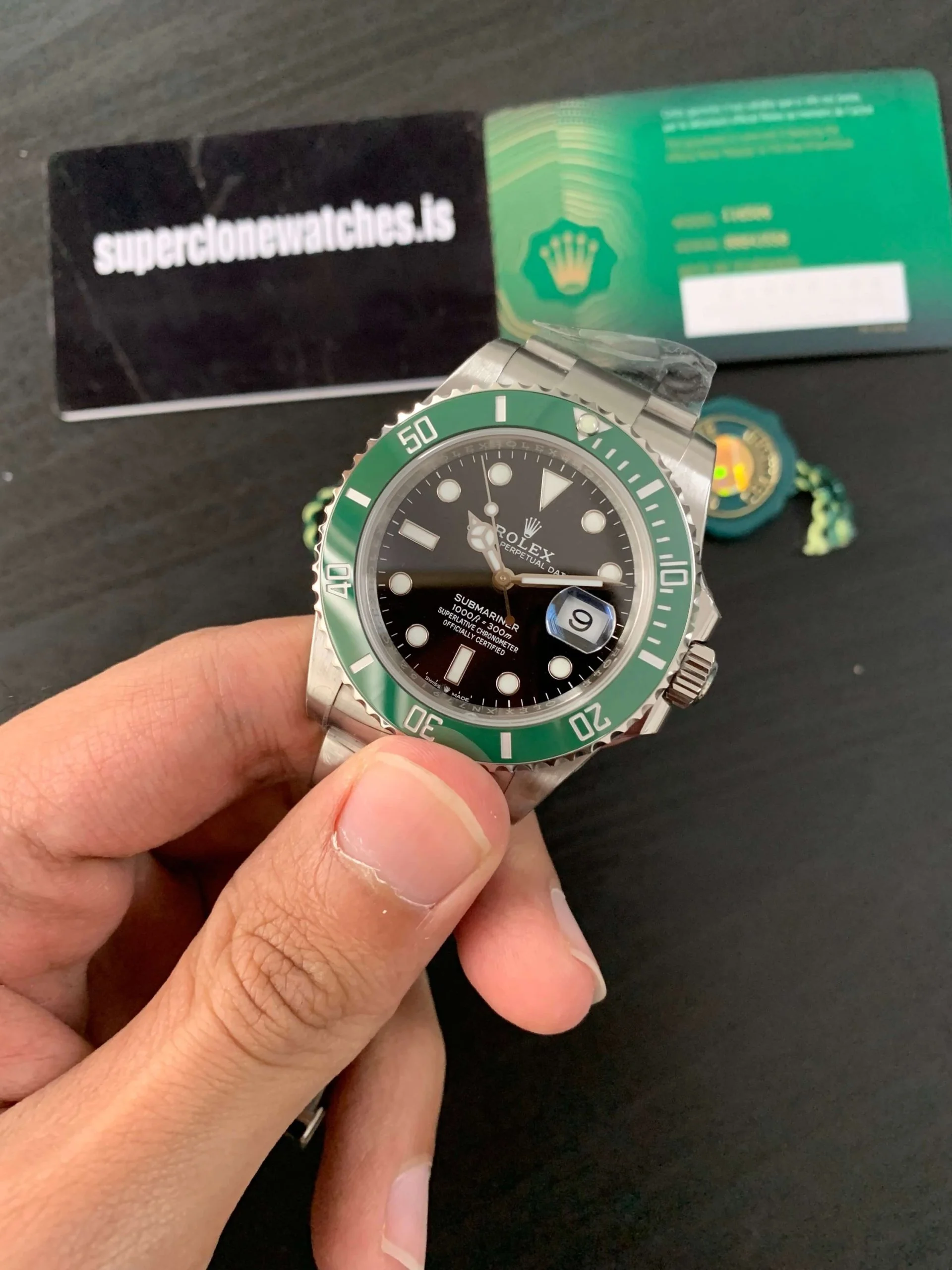 Superclone Rolex Submariner 41mm Black Dial 126610LV  Starbucks