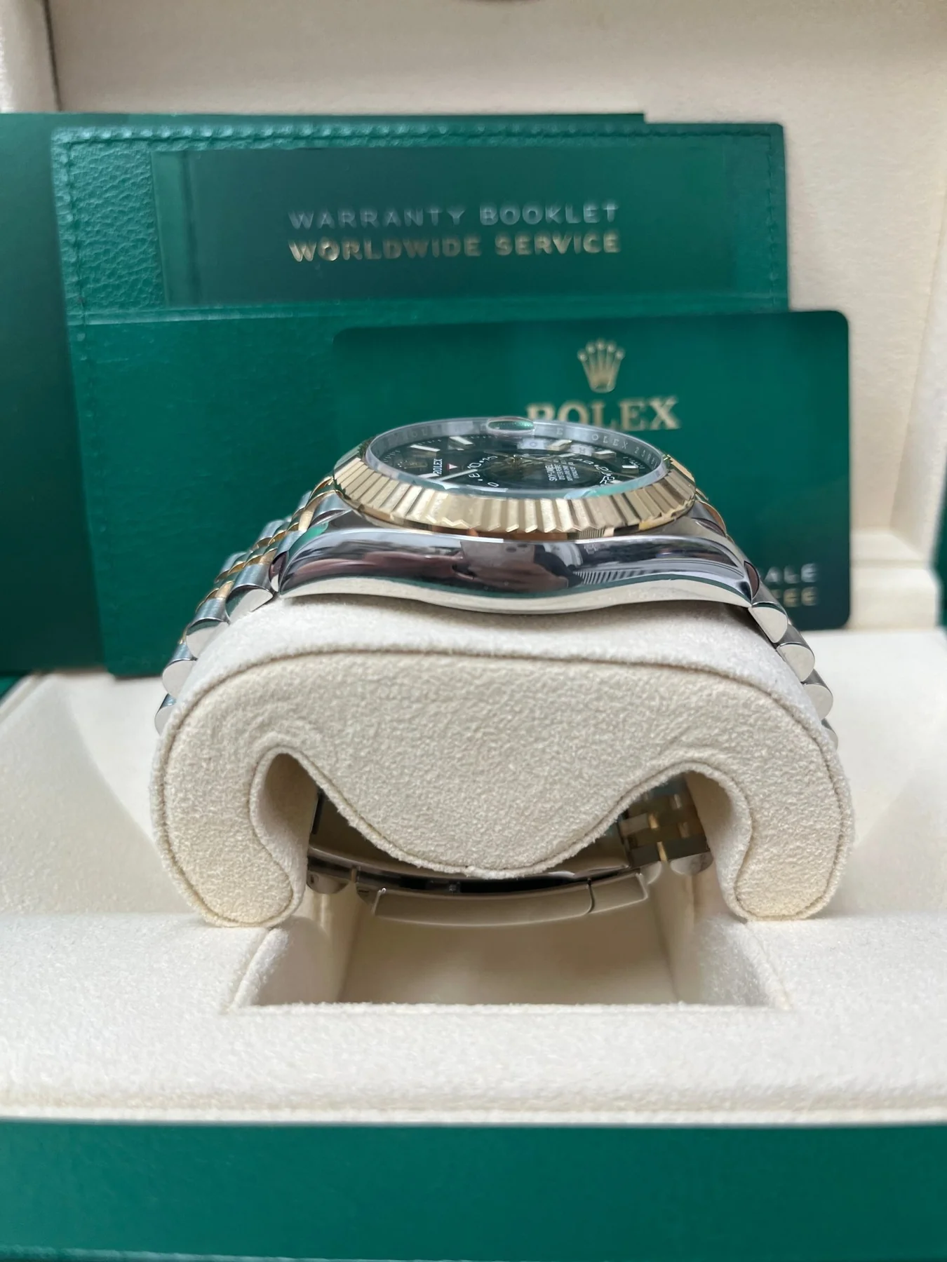 Superclone Rolex Sky-Dweller 42 mm Bright black Dial 336933