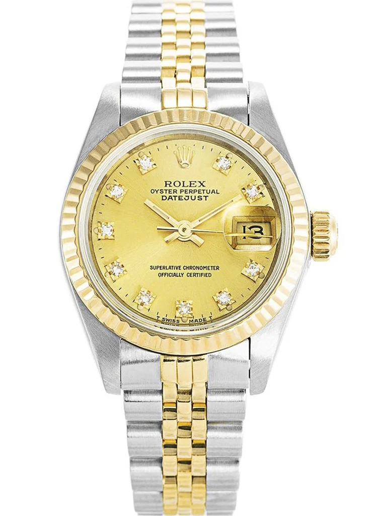 Rolex Datejust 26mm Gold Dial 69173-2