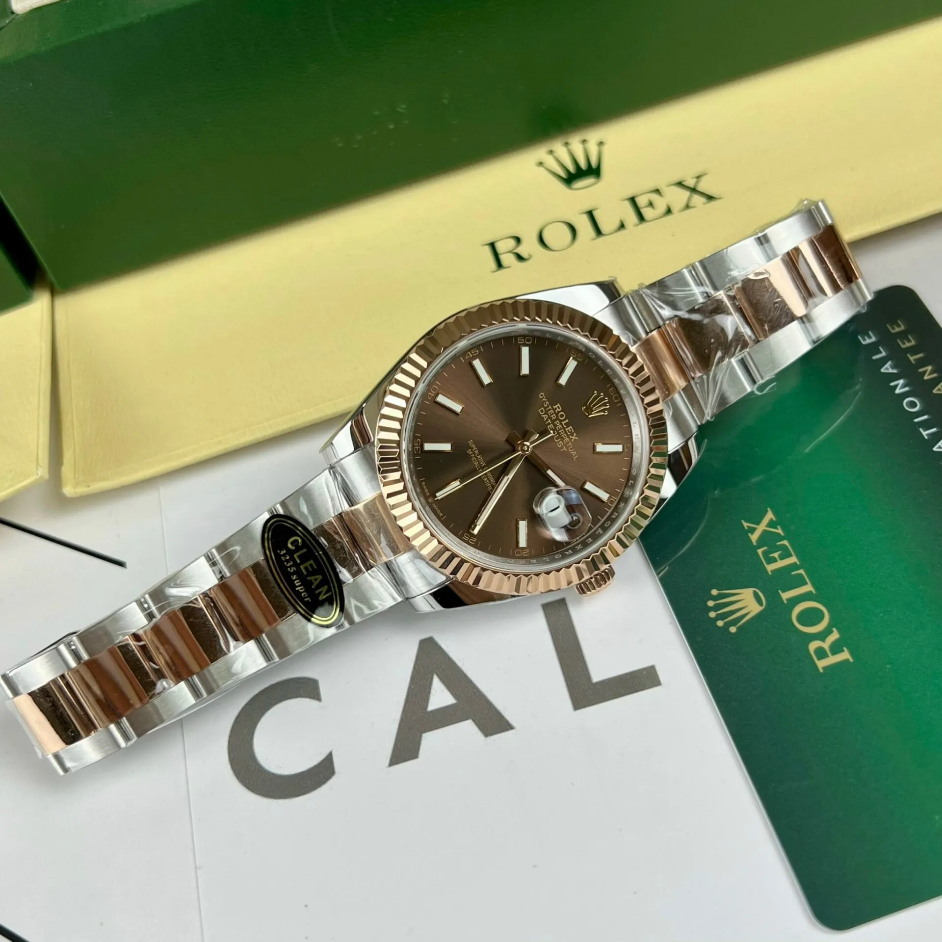 Superclone Rolex Datejust 41 mm Chocolate Dial 126331 Oyster