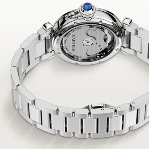 Cartier Pasha de Cartier Women Automatic Silver Stainless Steel Watch WSPA0013