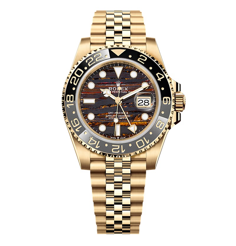 Superclone Rolex GMT-Master II 40 mm 126718GRNR Tiger Iron Dial