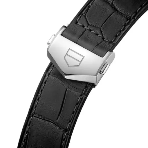 TAG Heuer Carrera Men Automatic Silver Alligator Watch WBN2111.FC6505