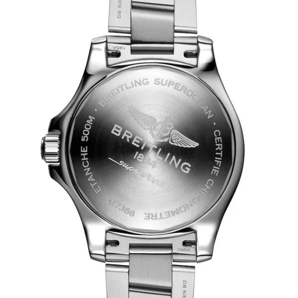 Breitling Superocean Men Automatic Blue Stainless Steel Watch A17366D81C1A1