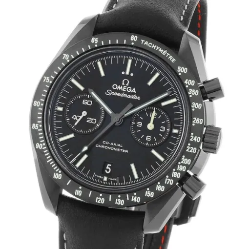 Omega Speedmaster Men Automatic Black Leather Watch O31192445101004
