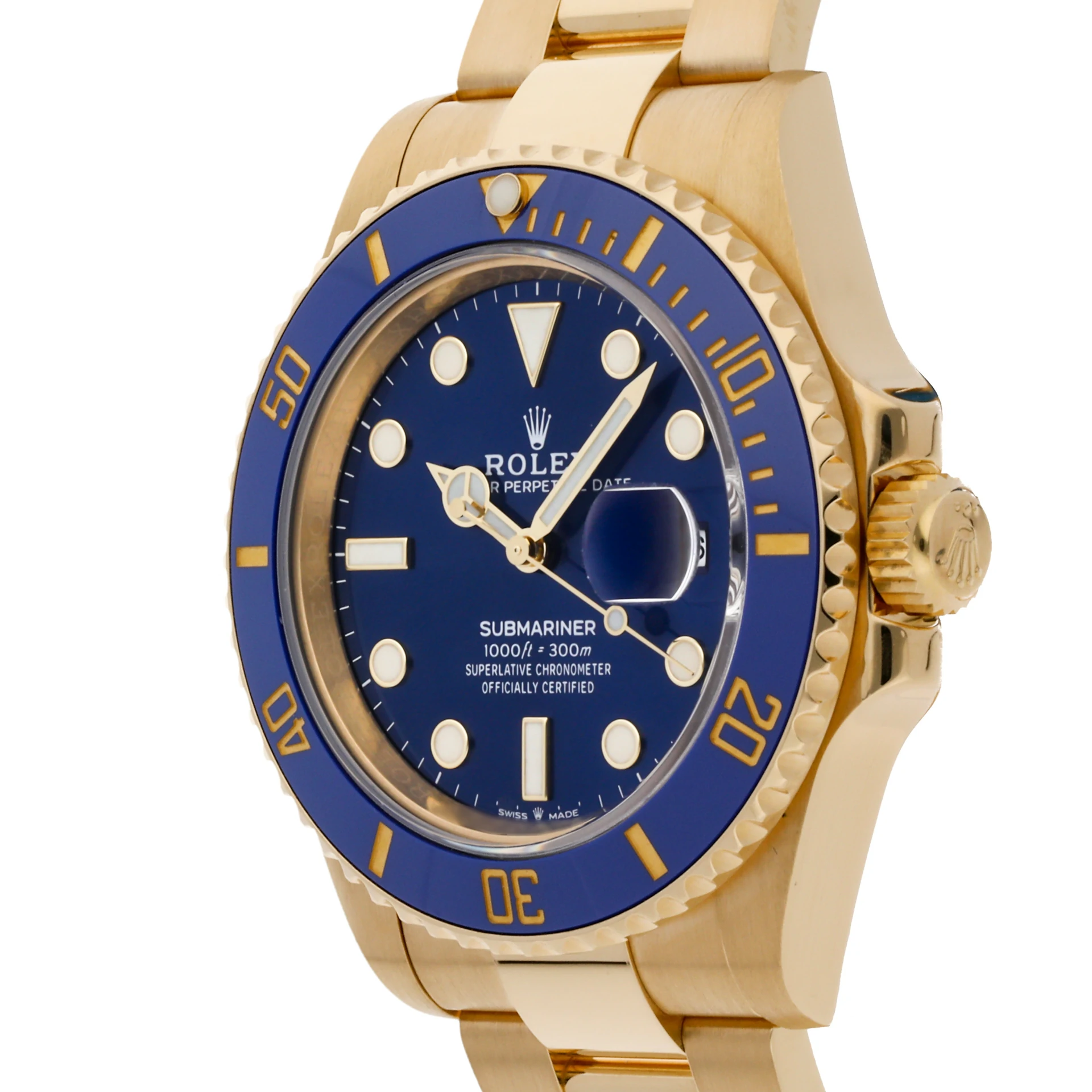 Superclone Rolex Submariner 41mm Blue Dial 126618LB