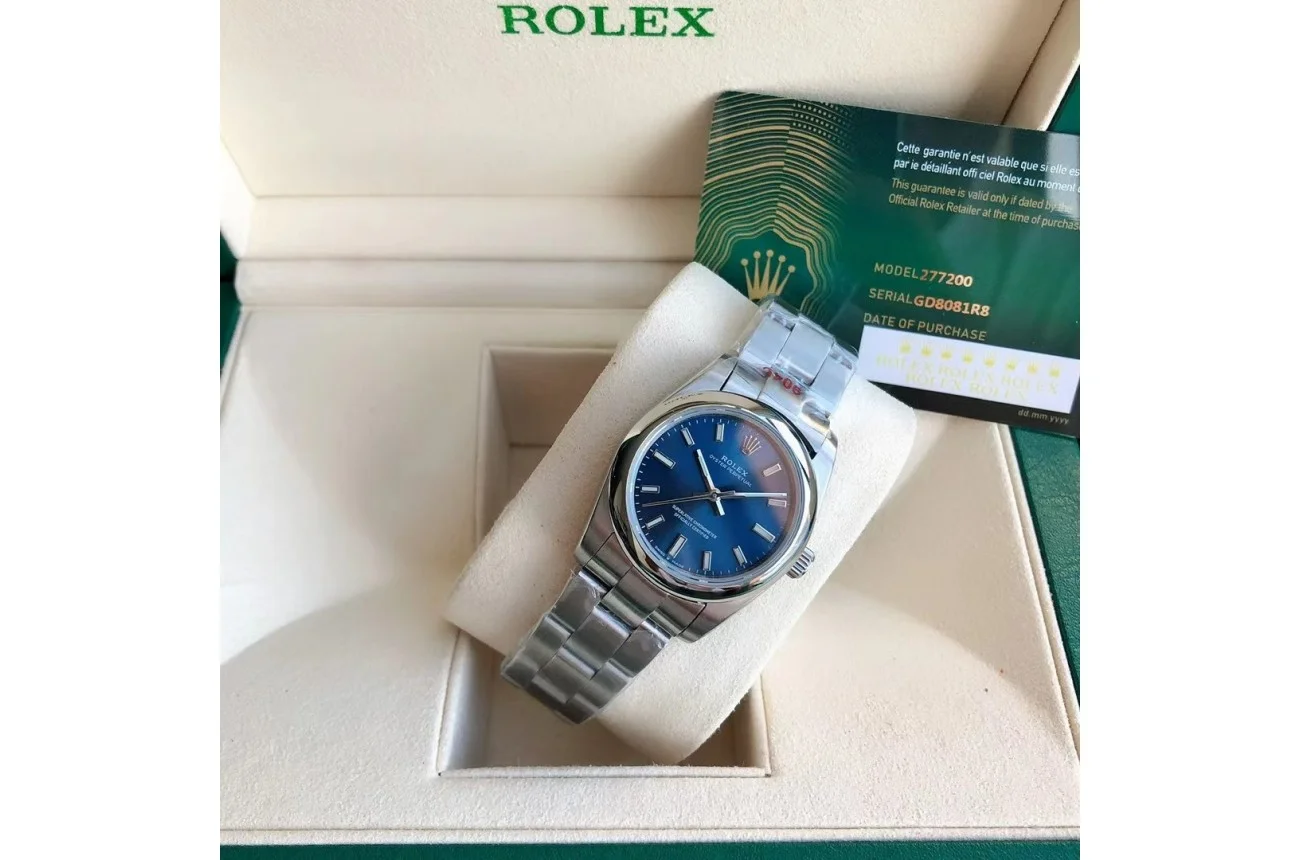 Couple Watches Rolex Oyster Perpetual 31/41mm SS/SS Blue/Stk