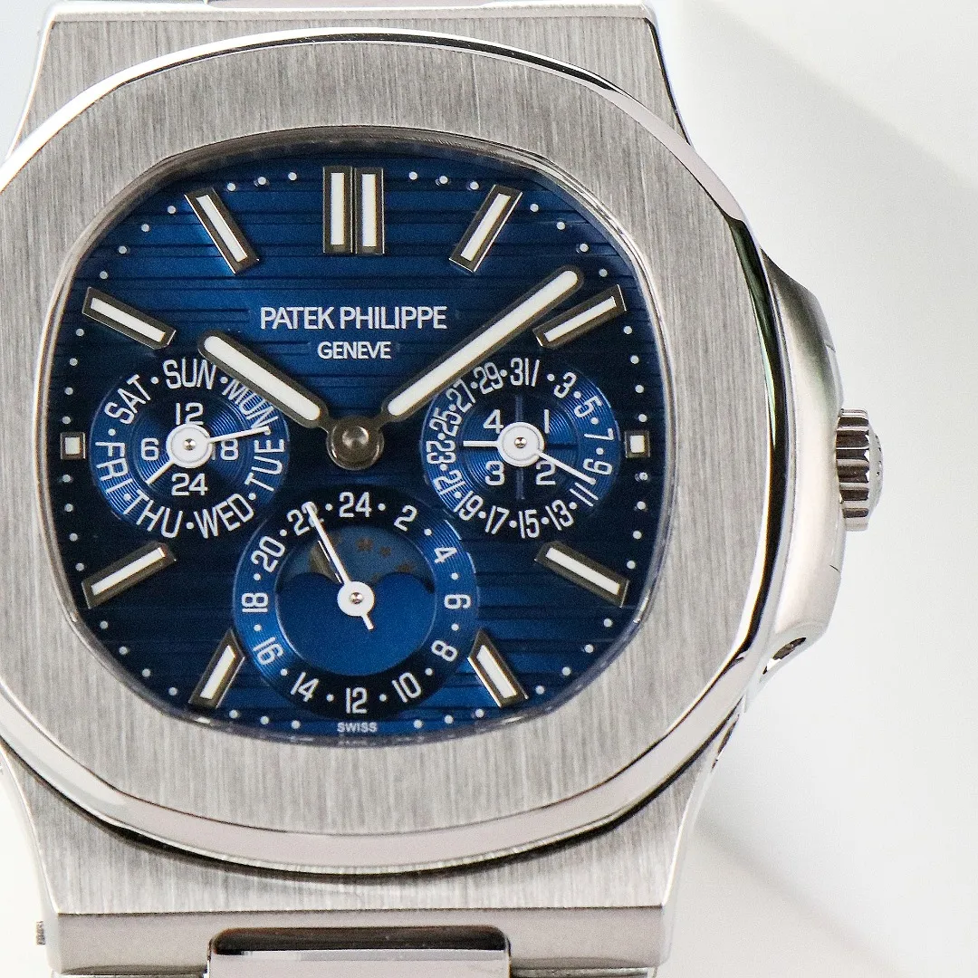 Patek Philippe Blue Nautilus Perpetual Watch