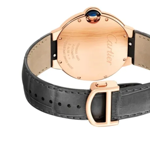 Cartier Ballon Bleu de Cartier Men Automatic Grey Alligator Watch WGBB0050