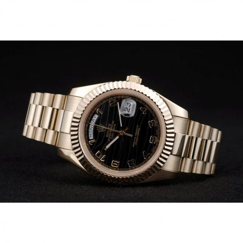 Superclone Rolex Day-Date 40mm Black Dial 41998