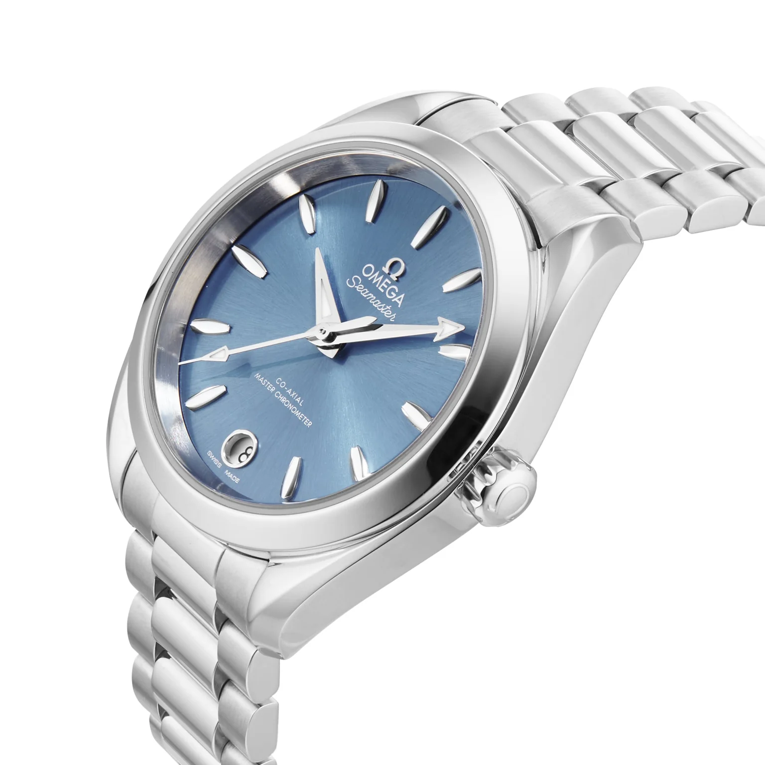 Omega Aquaterra Women Automatic Blue Stainless Steel Watch O22010342003002