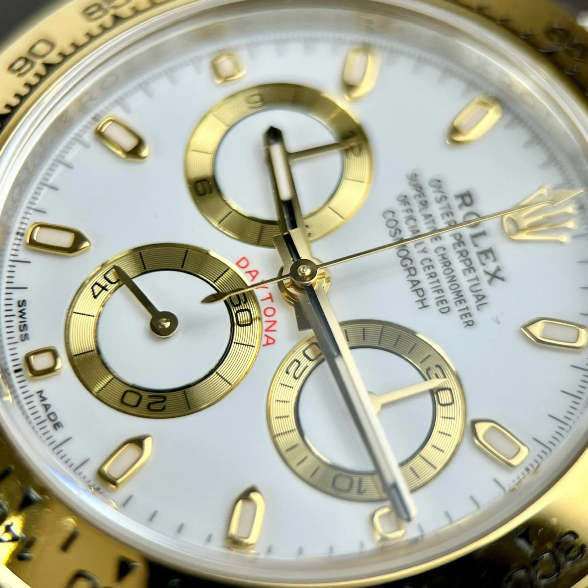 Superclone Rolex Daytona 40 mm White Dial 126503
