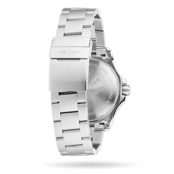 Breitling Superocean Men Automatic Black Stainless Steel Watch A173678A1B1A1